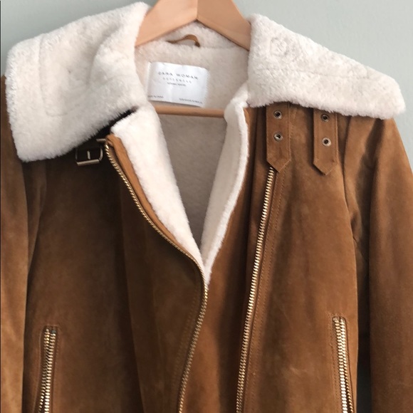 zara tan jacket